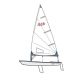 Nautivela ILCA 6 BOAT complete with composite top section